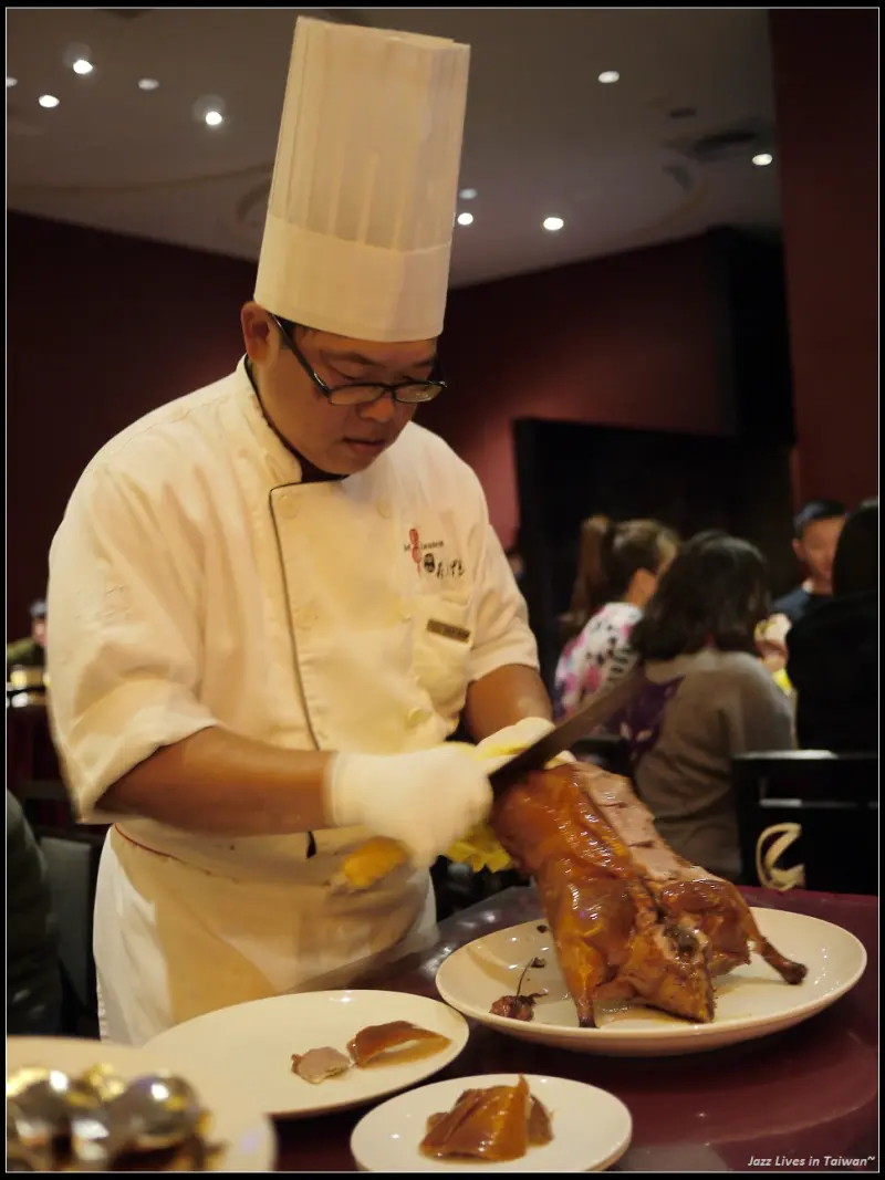 [蘭城晶英酒店-紅樓中餐廳] 霸王櫻桃鴨, 一鴨五吃, 烤鴨界的夢幻逸品