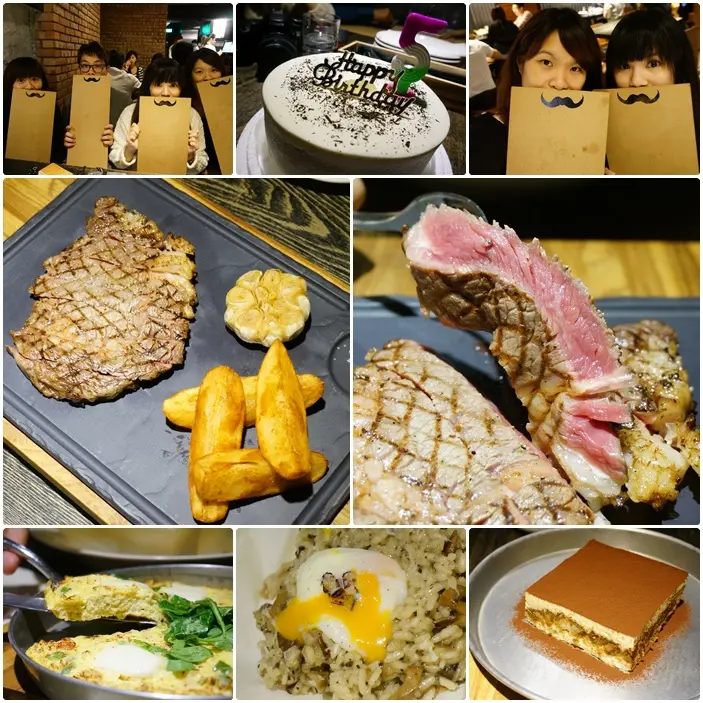 【食記】台北東區 鬍子餐酒Baffi 吃燉飯配牛排 密謀幫心心慶生 計畫大成功!