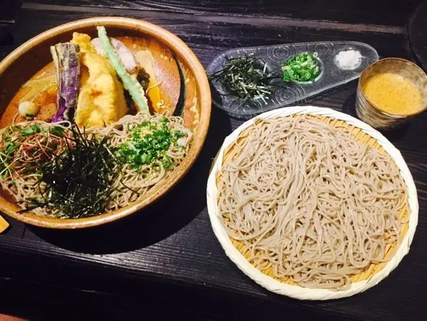 捷運中山站✿二月半そば✿天氣悶熱沒胃口? 那就吃透心涼的100%日式蕎麥涼麵!!