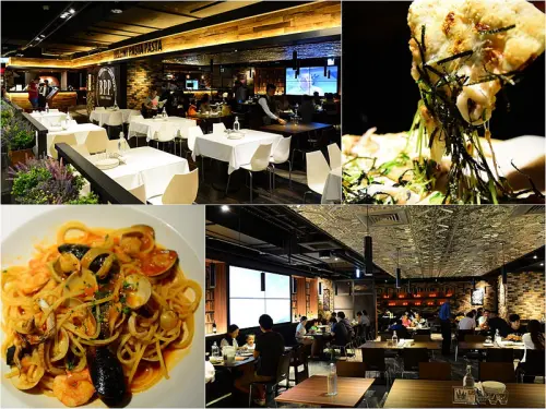 【台中│美食】一改清新風格，重新開幕搖身變成餐酒館風格囉!餐點一樣好吃。BELLINI PASTA PASTA(台中公益店)