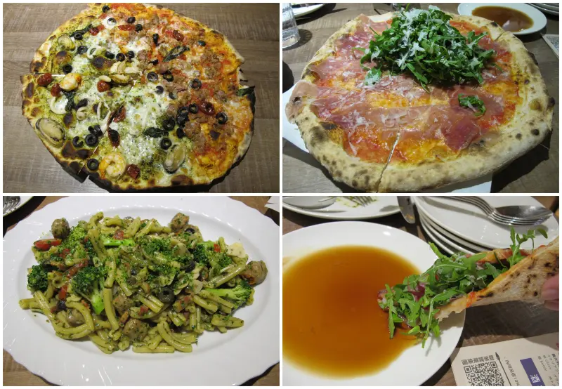 (胖樺食記)台北市敦化南路Pizzeria Oggi二訪。正港義大利披薩餅皮薄脆Q彈。當月壽星贈送披薩一枚。              