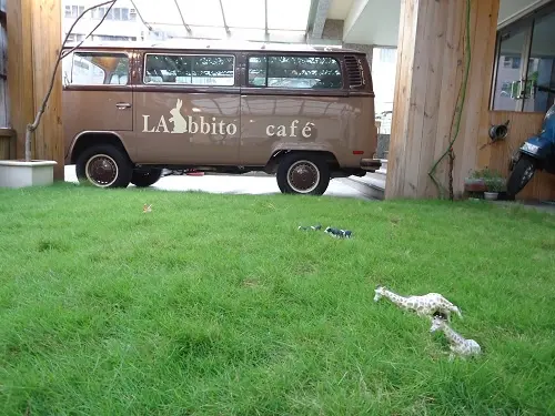【台中下午茶咖啡輕食】LAbbito Café。跟著長頸鹿在草原上奔跑吧!