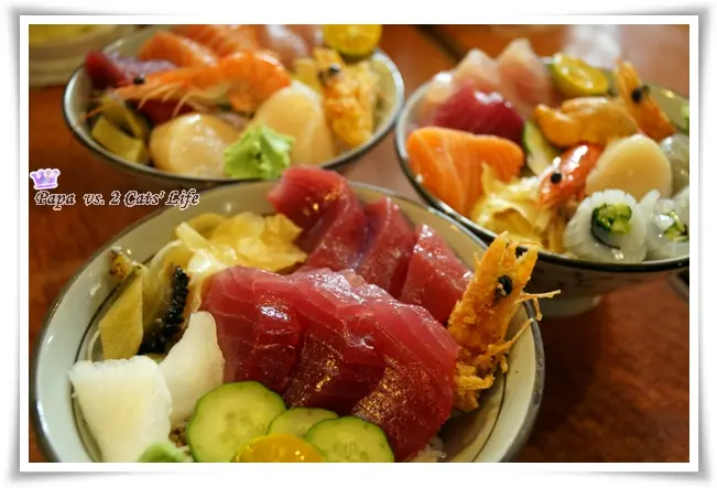 像自家廚房般的..高町 生魚片蓋飯!! 