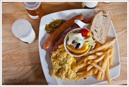 桃園│HERES CAFE 美式餐廳～豐足的全天候早午餐