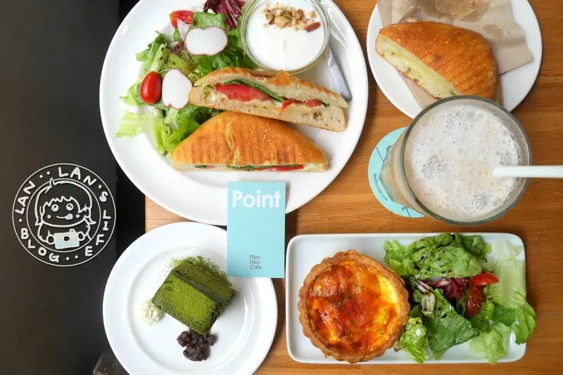 中山不限時咖啡 【Fika Fika Cafe】不限時久坐咖啡廳推薦 也有抹茶蛋糕 - 嵐嵐的饗樂生活誌