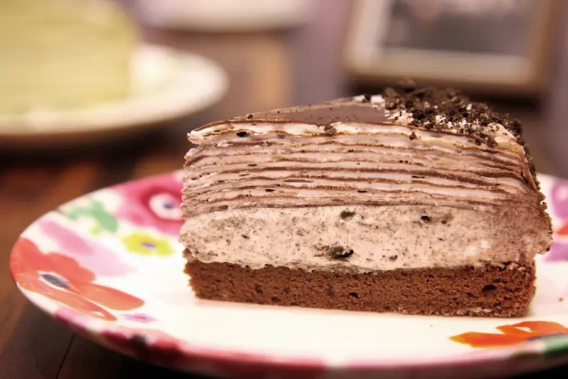 【台南中西區-食記】芯芯要去【福米cafe】~OREO巧克力雙享千層!千層蛋糕新食感