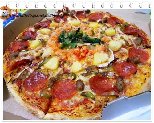 達美樂什錦龍蝦PIZZA 包山包海集大成之作