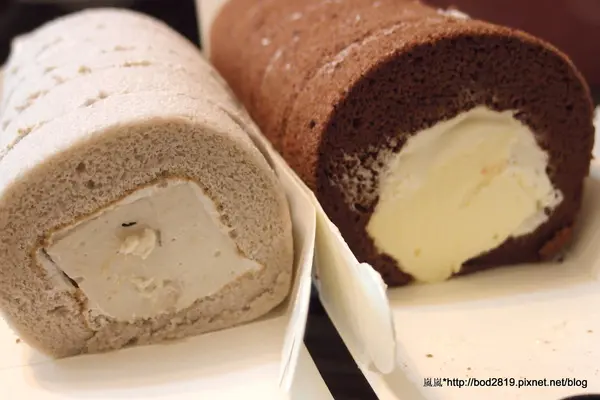 【宜蘭羅東】諾貝爾蛋糕店－巧克力＆芋頭奶凍捲，團購名店