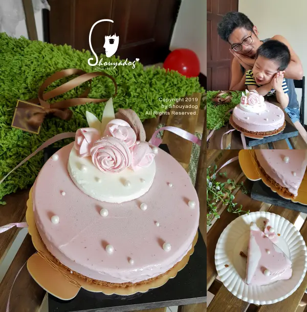 【蛋糕甜點】夢幻的父親節 舞動椰香草莓 冰淇淋蛋糕 法雅花園冰品甜點