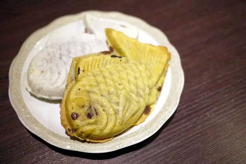 【板橋】紅豆鬆軟抹茶香、料多味美鯛魚燒 ● 若葉鯛燒き