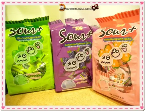 生活工場 LOT100 酸Q軟糖 黑加侖子 青蘋果 草莓