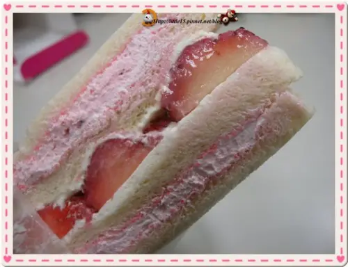 美食村蛋糕  季節限定草莓三明治