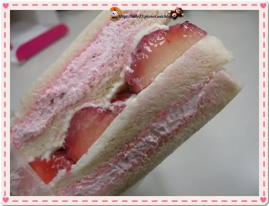 美食村蛋糕  季節限定草莓三明治