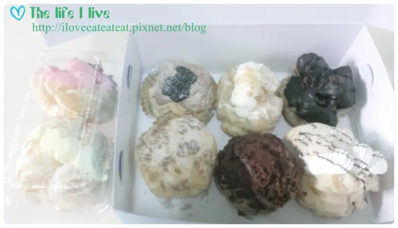 {食記}{嘉義}貓尾巴Cats tail~8種口味泡芙，一次滿足