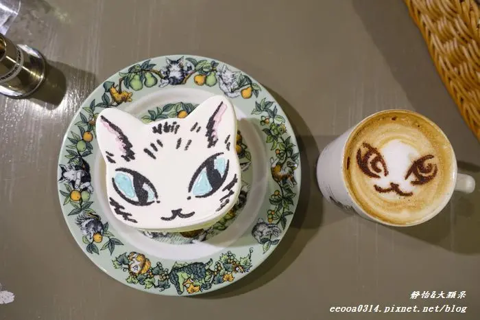 【台北咖啡廳】達洋咖啡屋 Dayan Cafe♥讓人捨不得下手的療癒系貓咪蛋糕@台北東區 捷運忠孝復興站