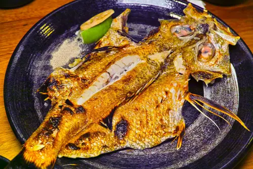 台北 行天宮站 高檔大尾手釣紅喉, 超美味 小六食堂