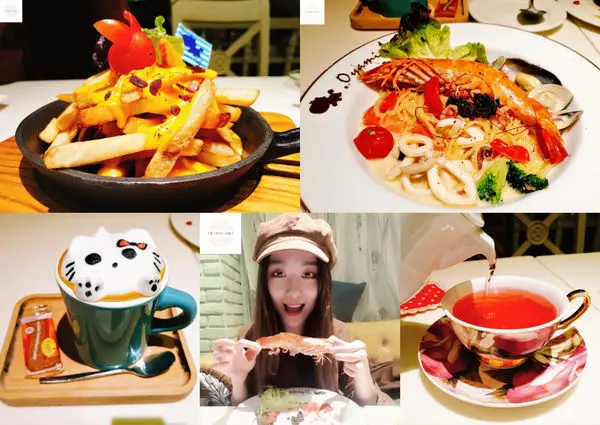 【台北西門町】Oyami cafe | /超大明蝦義大利麵!夢幻下午茶推薦二訪