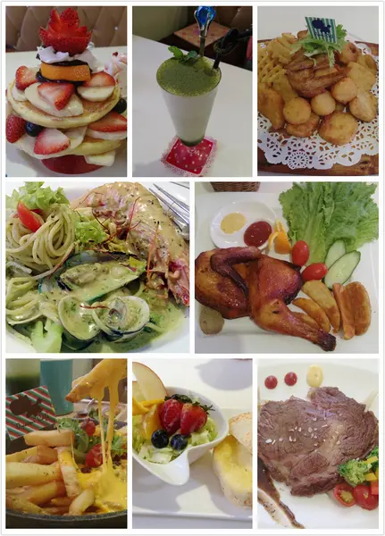 台北西門町 Oyami cafe 西門町餐廳 台北下午茶好選擇 童話夢幻風 給自己一個優閒的午後 享受義大利麵 鬆餅和 牛排吧