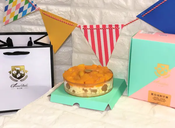 【起士公爵】夏日派對芒果乳酪蛋糕 x 乳酪清爽，芒果甜美，這個甜點很可以!!!