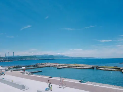 親子遊記 超讚的海洋遊泳池 就在基隆和平島樂園