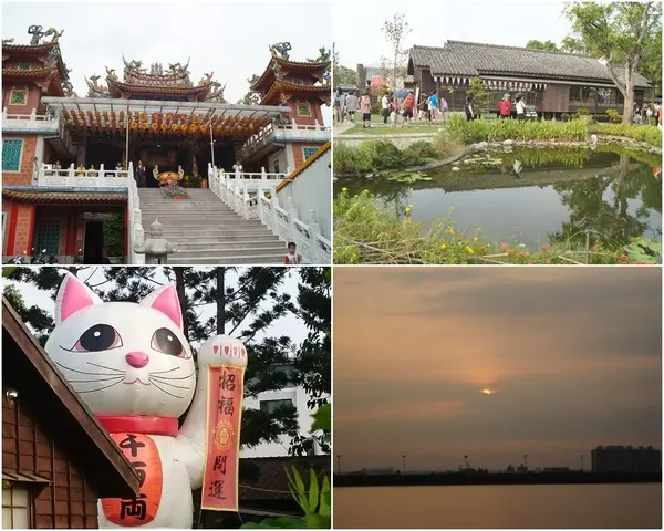 桃城好好玩 嘉義一日遊，天后宮、檜意森活村、蘭潭夕陽好風光