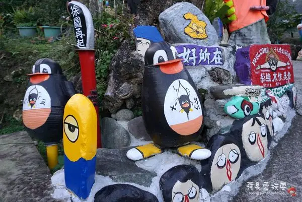 新竹竹東‧彩色聚落「軟橋彩繪」,眼花撩亂ㄟ千人奇幻彩繪屋