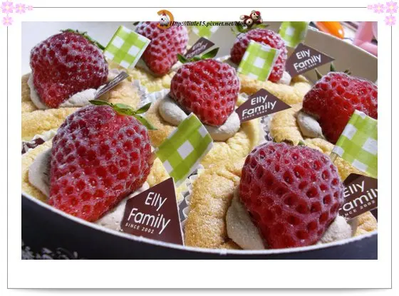 Elly Family 艾立蛋糕 迷你草莓戚風蛋糕
