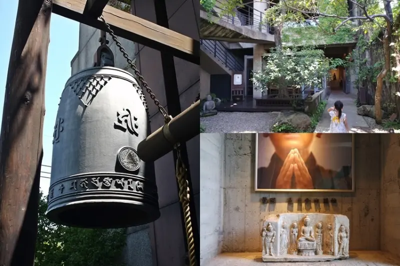 【台中景點】台灣最美廟宇排行之一,清水模建築,喧囂城市中一方清淨,台中大里菩薩寺&維摩舍