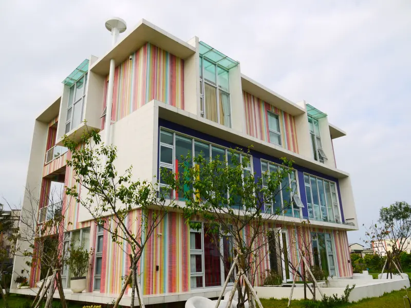 宜蘭民宿‧羅東‧調色盤築夢會館‧色彩繽紛~時尚又有童趣(住房環境篇)