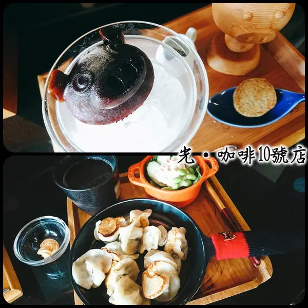 蔚藍晴天是適合相逢的顏色，街角旁一盞明亮的光～光‧咖啡10號店