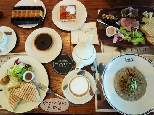 台中【甜點】PAUL。貴婦等級的法式甜點，二樓精品區下不了手，卻不怕吃不下口的小確幸～