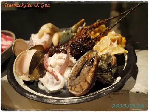 [清酒社。聚餐] 瞞著爹<四店>京柚子鍋，好威風的生猛海鮮~推推推~