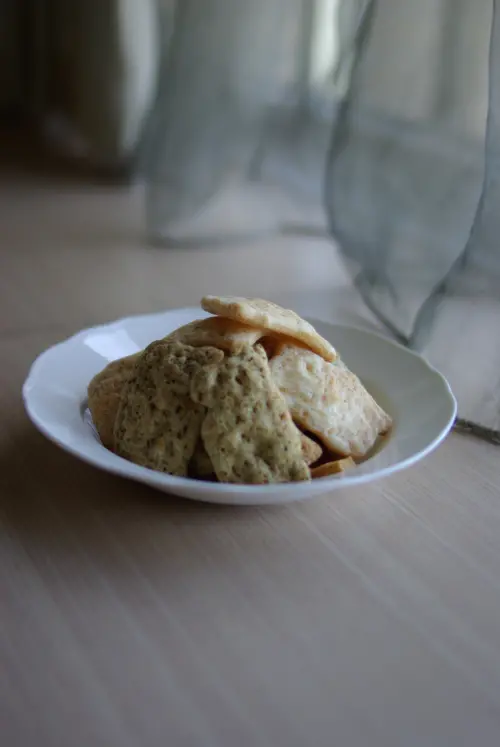 Brown Orange布朗橘手工餅乾--鍋粑米果~香香的健康米果