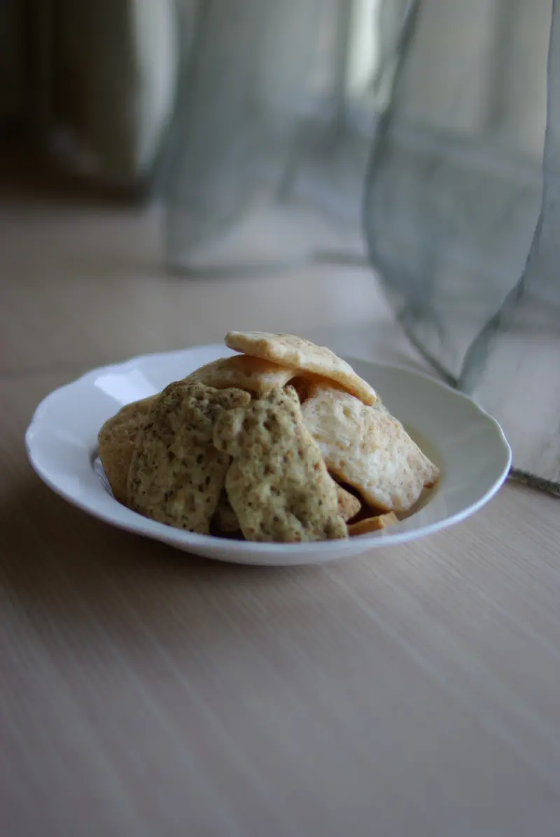 Brown Orange布朗橘手工餅乾--鍋粑米果~香香的健康米果