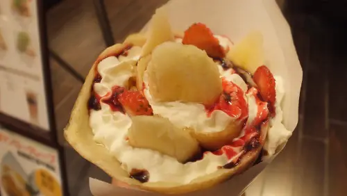 ［食記］阪急。瑪蜜黛Momi & Toys像花朵般的可麗餅。入口即化的美妙滋味