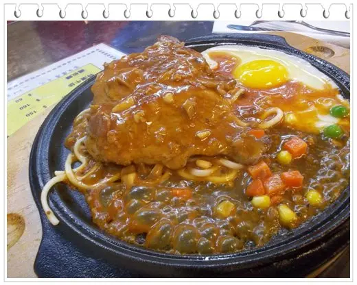 夜市牛排 蒜味玉米濃湯好喝