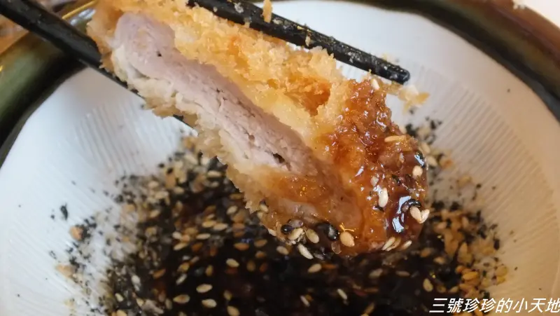 勝博殿。春季自遊選套餐。鮮嫩多汁爽口又不油膩的豬排。一口咬下大大滿足！