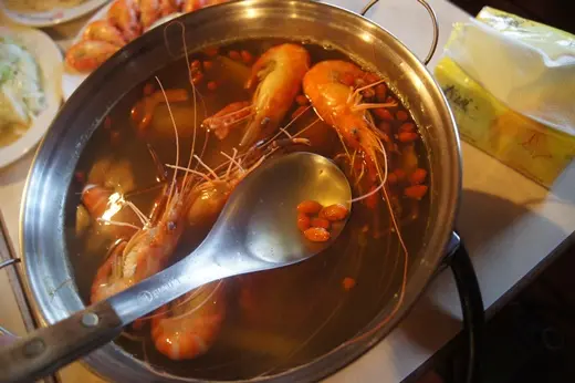 【新竹美食餐廳】新鮮活蝦料理／最佳聚餐場所◆竹北這家美食餐廳現炒、火鍋料理都有★知名消夜美食餐廳－鮮蝦料理超好吃