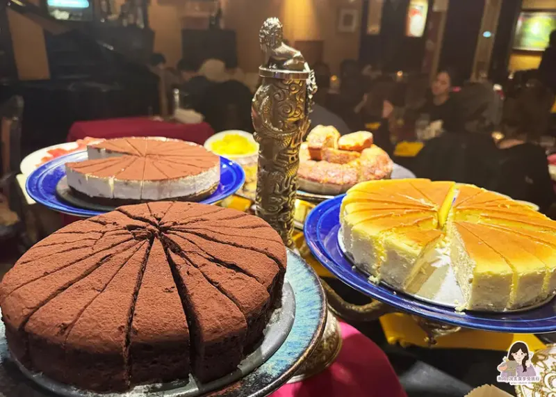 【台北美食】沾美西餐廳附菜單，自助提供沙拉、蛋糕、水果，當月