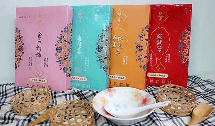 「宅配雞湯推薦」【雙月食品社】米其林推薦，華人養身雞湯第一品牌，用心熬製適合全家人專屬的雞湯！金玉婀嬌（月子聖品）+養生粉光湯（保養首選）+康福湯（少年首選）+殿試湯（智者首選）！