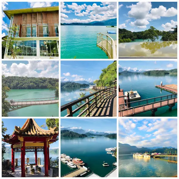 日月潭住宿│碼頭精品旅店│日月潭美拍景點│蔣公涼亭涵碧步道耶酥堂水社碼頭│日月潭晨曦之美