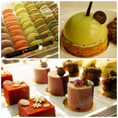 台北捷運中山站 oui cafe~米其林星級平價甜點這裡吃