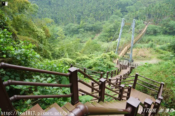 【雲林。古坑】華山小天梯。華山溪吊橋。情人橋