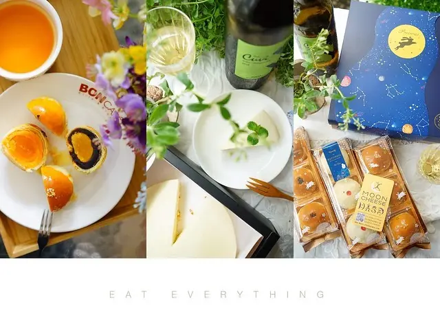 中秋送禮推薦~月亮奇司起司烘焙專賣店 全台獨有的巧達乳酪蛋黃酥 巧達乳酪餡與油潤鹹蛋黃的鹹香絕妙組合 還有著多層酥皮  應景顏質高的弦月奶酪QQ彈彈像小BB的肌膚一般 送禮好選擇