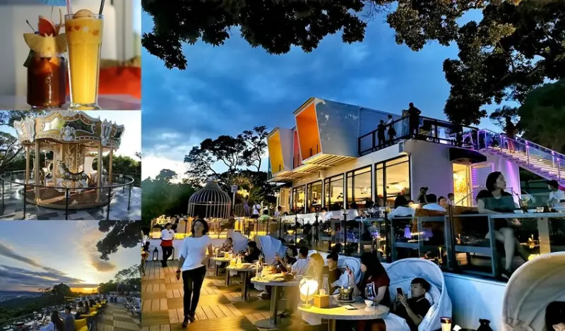 (陽明山景觀餐廳/台北景觀餐廳)全新版草山夜未眠2.0擁有台北閃亮級夜景,浪漫滿分,情調十足,IG打卡熱門景點