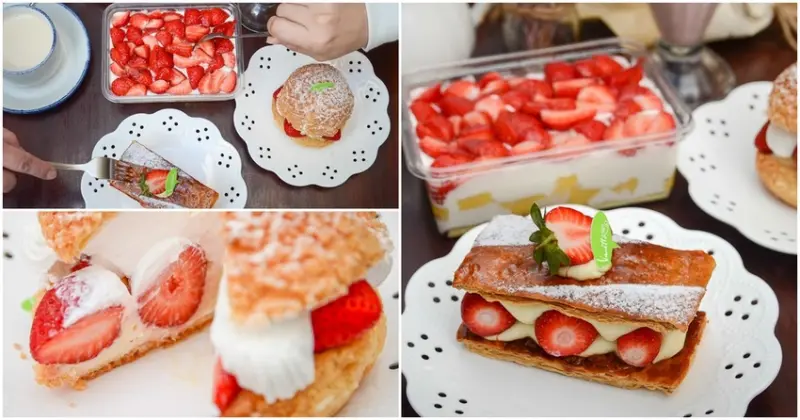 冬天限定草莓季開跑！草莓控夢幻草莓甜點吃一波