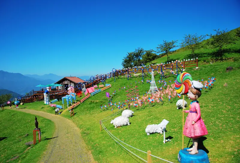 漫步雲端小綿羊 * 南投 . 清境農場 ( 2013 清境風車節 )