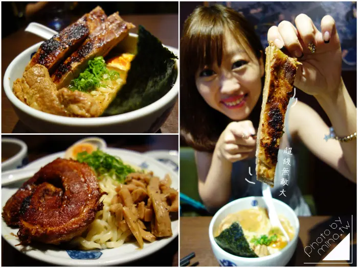 麵屋武藏拉麵：忠孝敦化 東區拉麵 武藏雙刀流拉麵超霸氣叉燒跟豬肋排