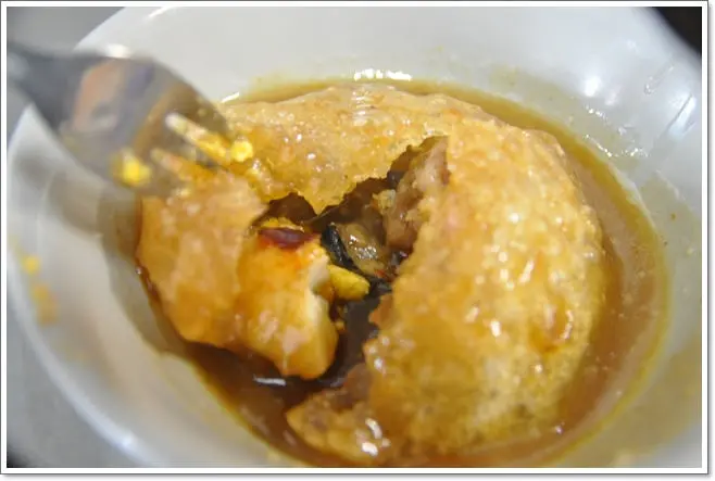 ❤彰化美食。阿三肉圓，脆皮肉圓，吃了還想再來一顆