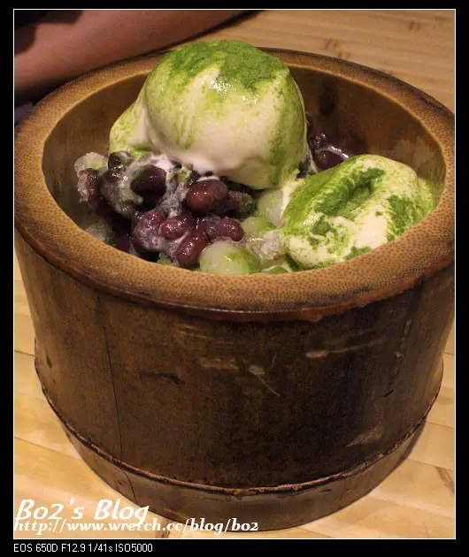 
高雄.鳳山-三星園文山茶屋(濃郁的抹茶霜淇淋+宇治金時)
